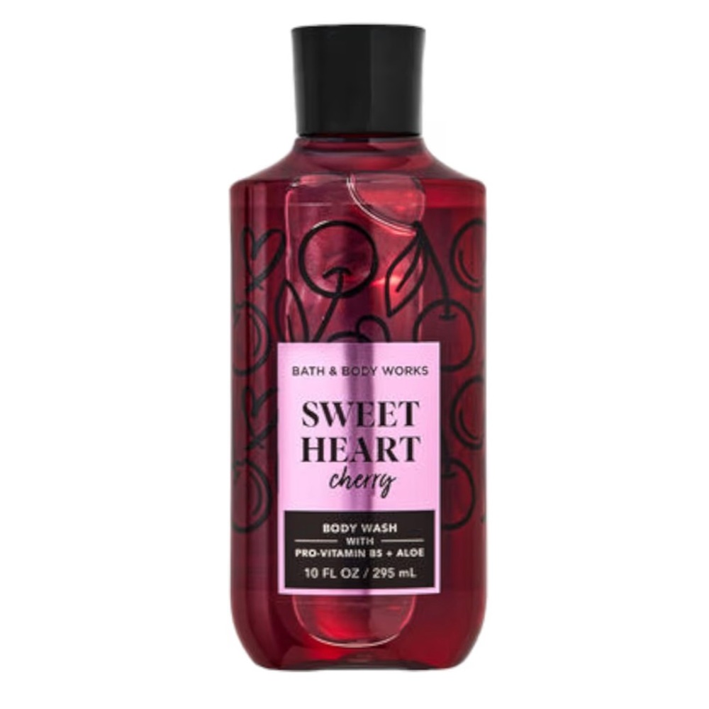 Bath and Body Works Sweet Heart Cherry Body Wash NWT